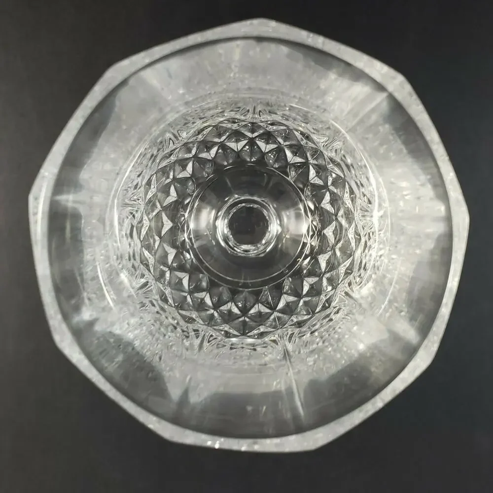 4 Cristal D'Arques Longchamp Lead Crystal Wine Glasses 6.5